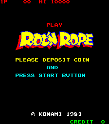 Roc 'N Rope box art for Colecovision